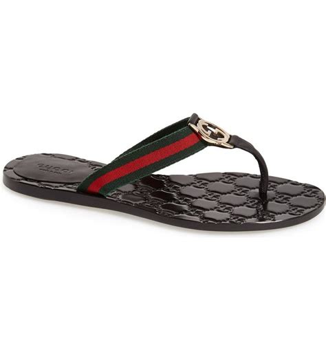 gucci gg logo sandal